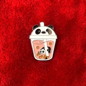 Panda Boba Pin